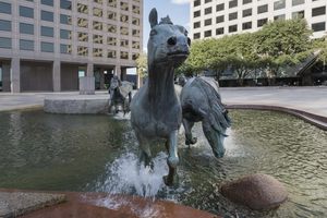 ‘Mustangs of Las Colinas’ in Irving, Texas
