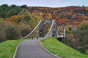 The Bridge of Oich in Highland, Scotland