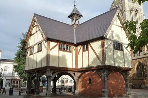 The Old Grammar School in Leicestershire, England