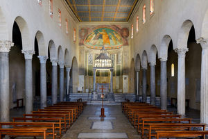 Basilica of San Giorgio in Velabro in Rome, Italy