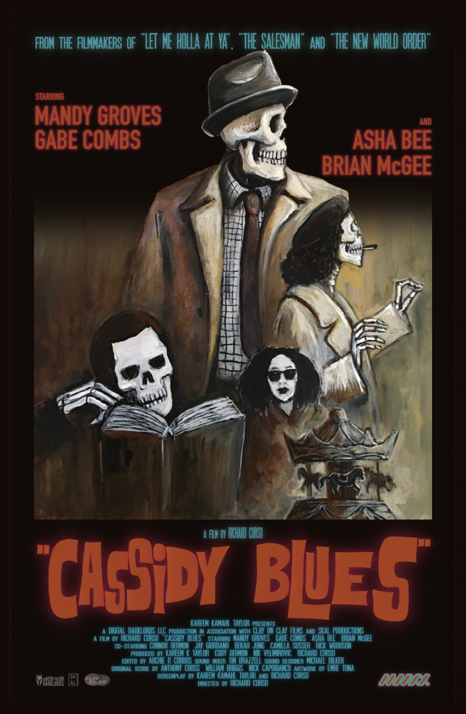 Poster for Cassidy Blues showing animation.