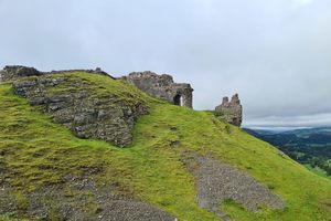Castell Dinas Bran in Denbighshire, Wales