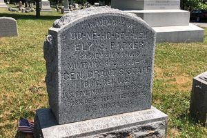 Ely S. Parker’s Grave in Buffalo, New York