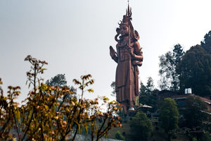 Kailashnath Mahadev Statue in Sanga, Nepal