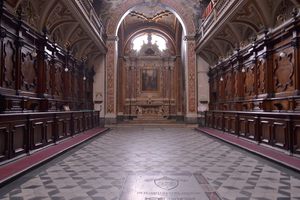 Sacristy of San Domenico Maggiore in Napoli, Italy