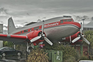 Taupo McDonald’s Airplane in Taupo, New Zealand