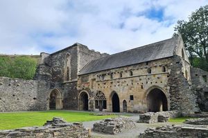 Valle Crucis Abbey in Llantysilio, Wales