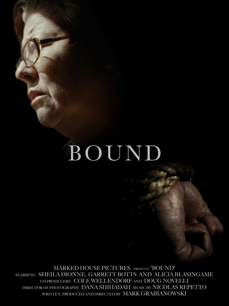 Poster for Bound showing protagonist.