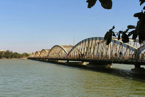 Faidherbe Bridge in Saint-Louis, Senegal