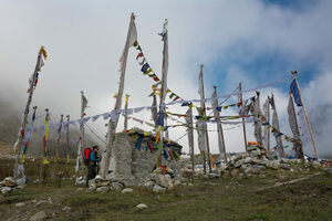 Langtang Village Memorial in Helambu, Nepal