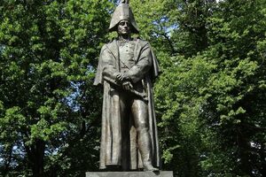 Statue of Prince Mikhail Andreas Barclay de Tolly in Riga, Latvia
