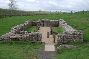 Temple of Mithras, Carrawburgh in Northumberland, England