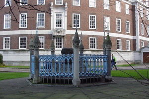 The Coronation Stone in London, England