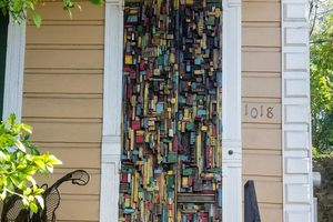 Wooden Quilt Doors in New Orleans, Louisiana