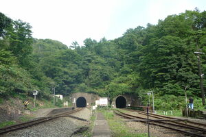 Koboro Station in Toyoura, Japan