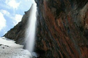 Styx Waterfall in Kleitoria, Greece