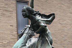 Sybil Ludington Statue in Danbury, Connecticut