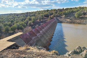 Ashfork-Bainbridge Steel Dam in Williams, Arizona