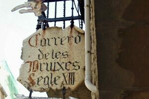 Carreró de les Bruixes (Alley of Witches) in Cervera, Spain