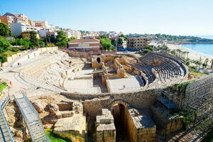 Tarragona Amphitheater in Tarragona, Spain