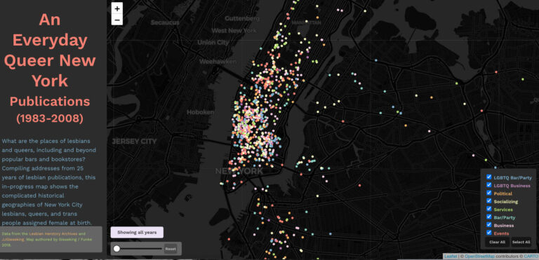 This Project Maps 25 Years of New York’s Lesbian Nightlife