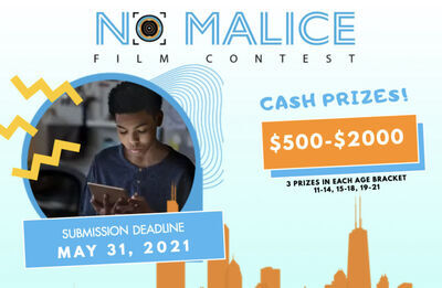 No Malice Film Contest Extends its Deadline to May 31st