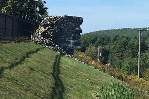 Old Man of the Mountain Replica in Hooksett, New Hampshire