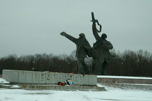 Victory Memorial to Soviet Army in Riga, Latvia