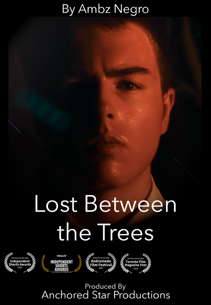 Poster for Lost Between the Trees showing protagonist.