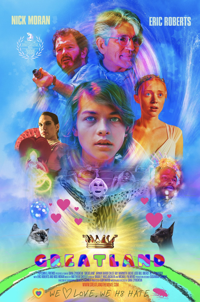 Poster for Greatland showing protagonists.