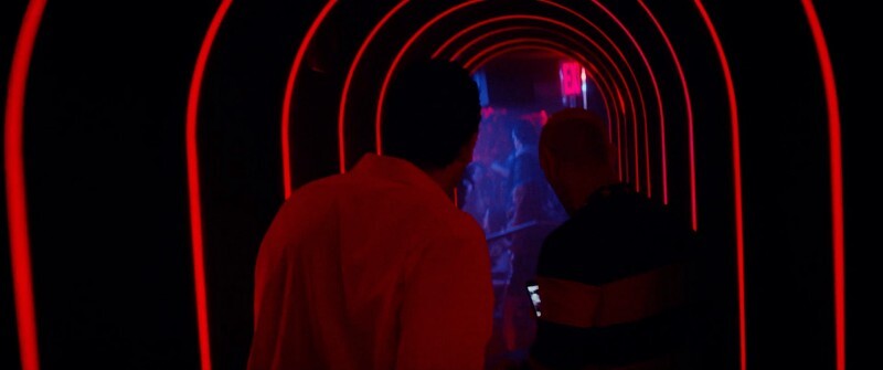 Adam Sandler Red Neon Tunnel